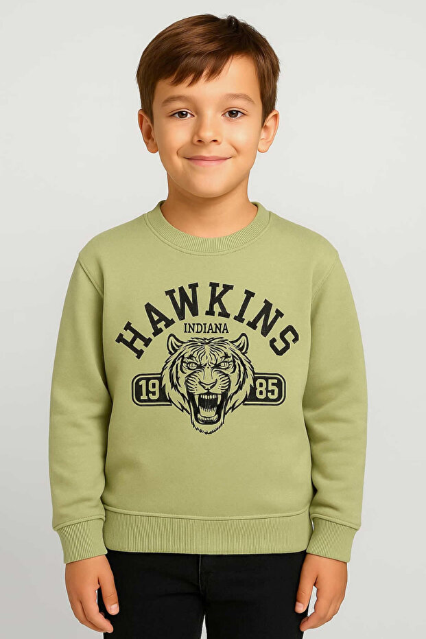 New Season 100% Cotton Thick Fleece Lined Children's Sweatshirt