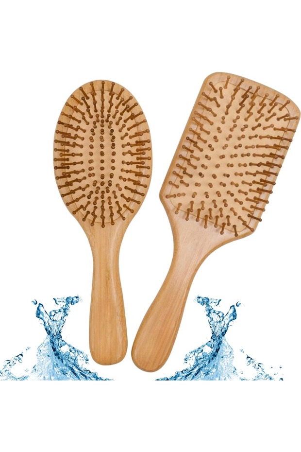 مشط خشبي مربع - 1