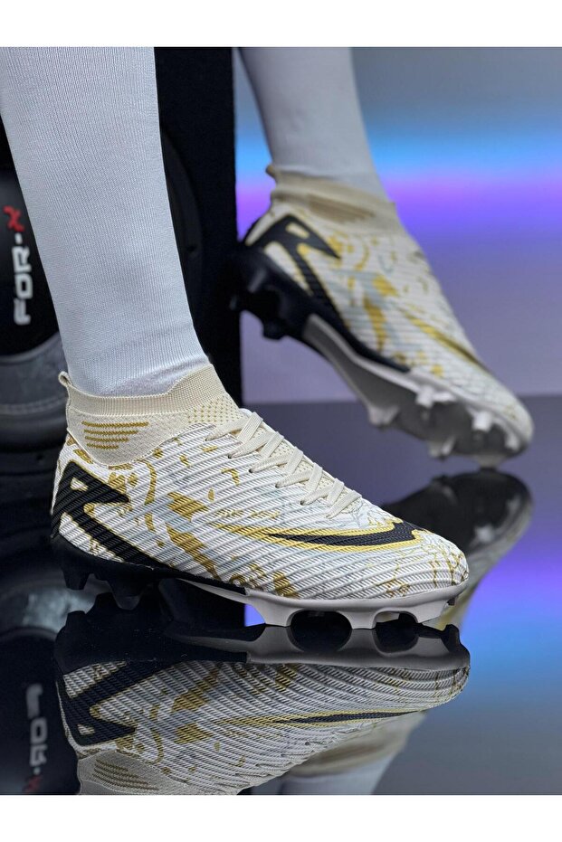 Erkek Çocuk Yetişkin Çoraplı Krampon Çim Ve Halısaha Ayakkabısı - 1