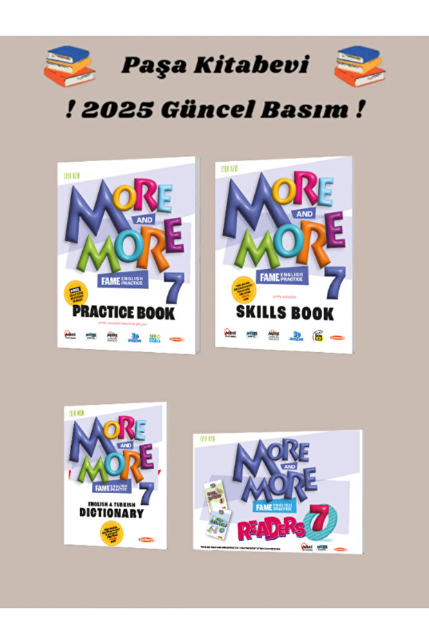 More and More 7. Sınıf Practice Book ( Skılls Book + Dıctıonary +Readers) SET - 1