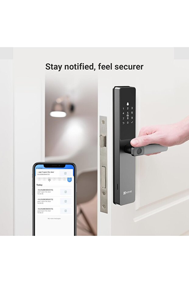 Smart Lock DL05, 7-in-1 Keyless Entry Door Lock, with Fingerprint Access – Secure Keyless En - 7