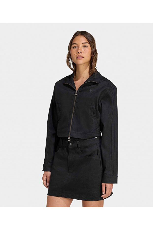 Firebird Twill Crop Track Top - 1
