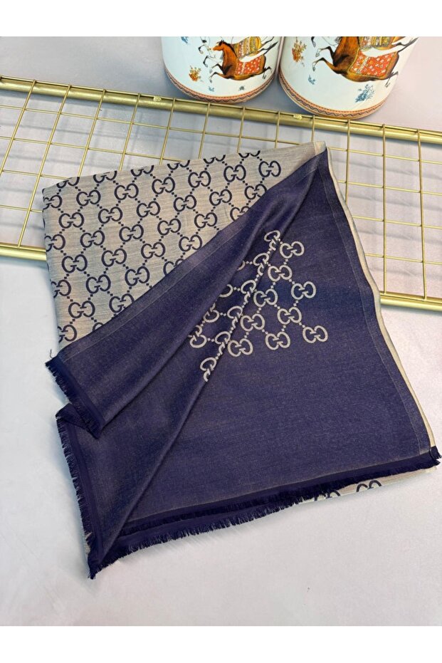 Çift Taraflı Kaşmir İpek Şal - Lüks, Yumuşak ve 4 Mevsim Kullanıma Uygun - 2