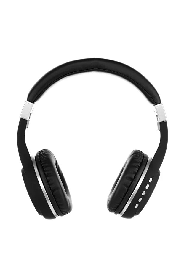 سماعة رأس لاسلكية، بلوتوث، قابلة للطي، لون أسود - 1