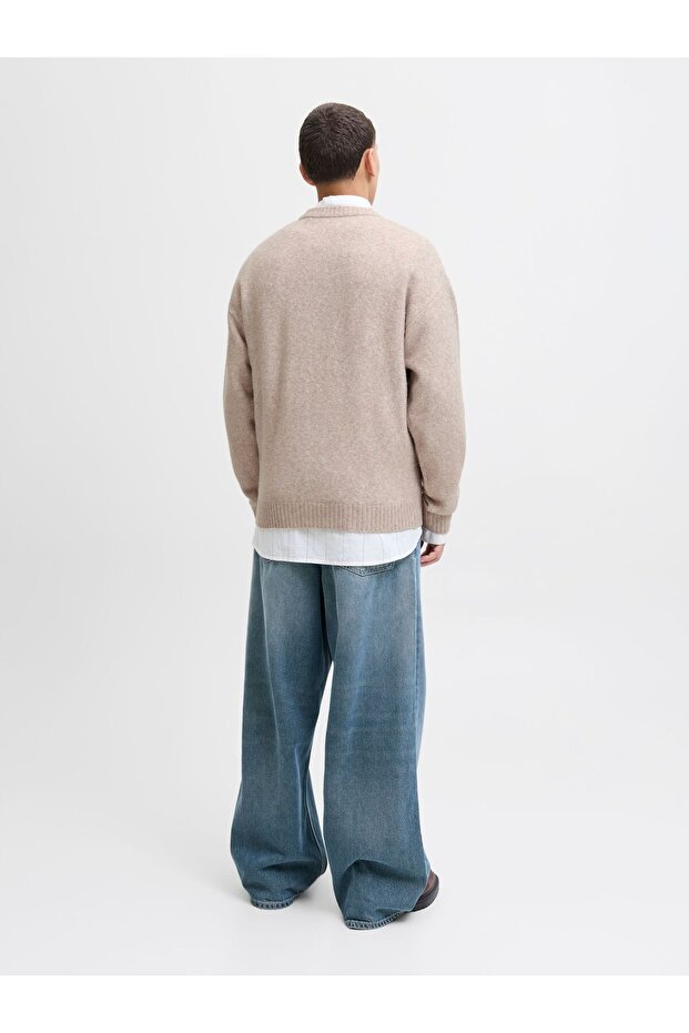 Strickpullover Einfarbig Strickpullover - 4