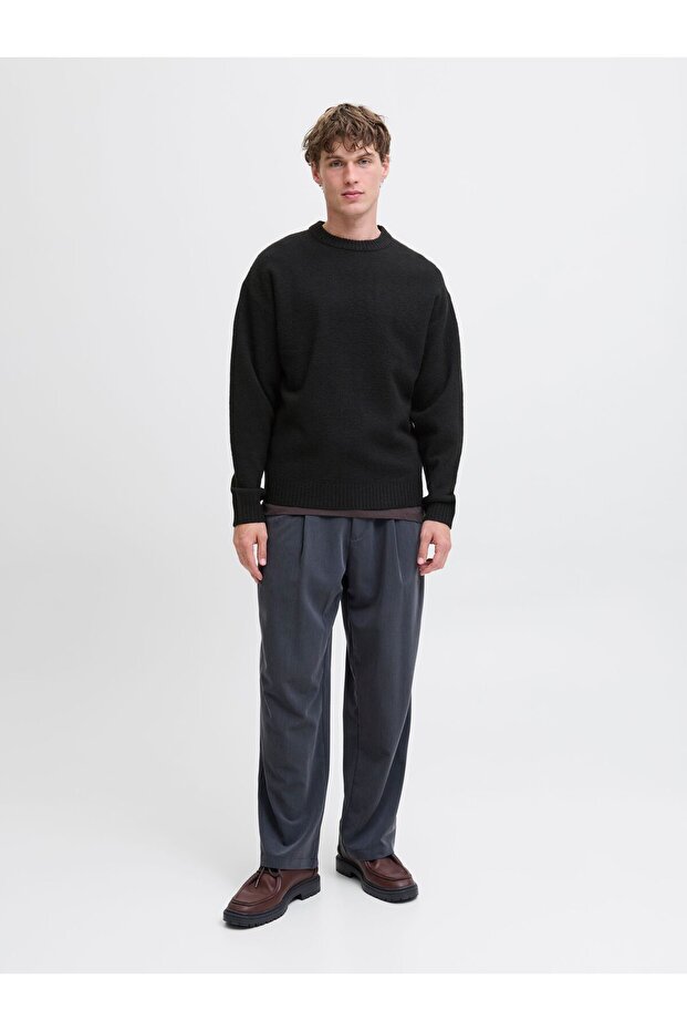 Strickpullover Einfarbig Strickpullover - 4