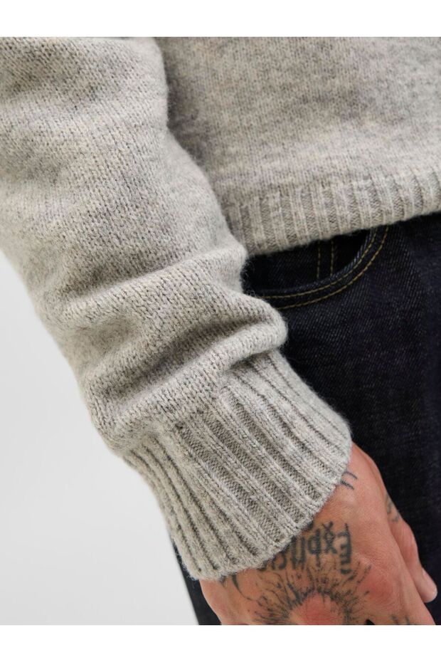 Strickpullover Einfarbig Strickpullover - 5