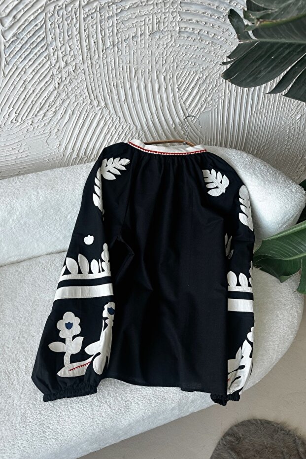 Zerda Siyah Bluz - 7