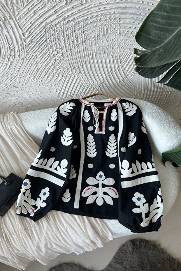 Zerda Siyah Bluz - 1