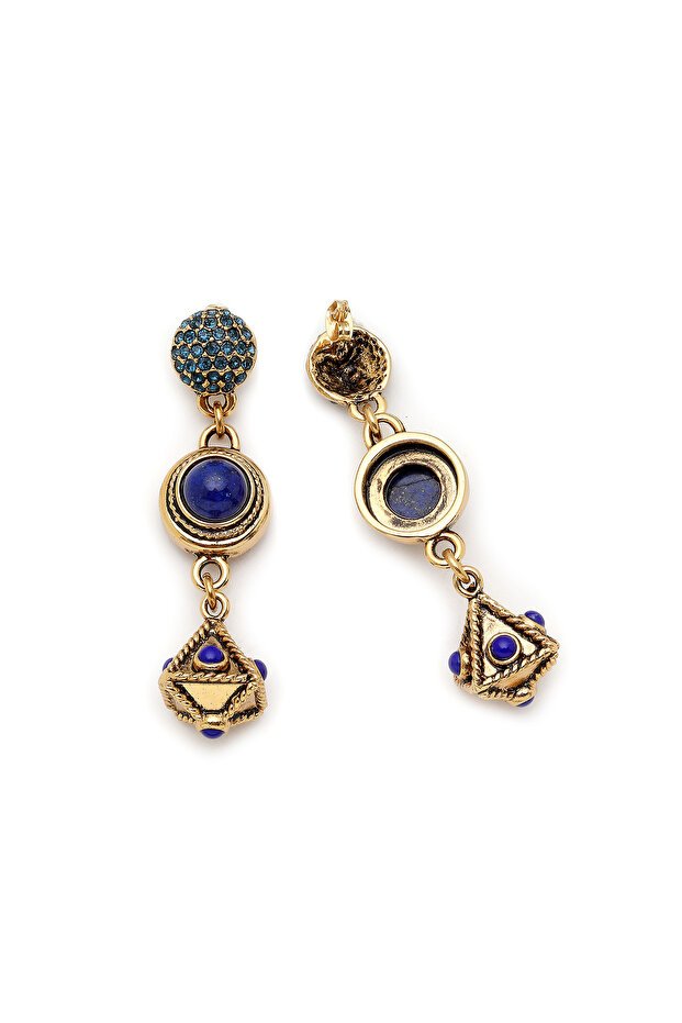 Fold Lapis İğneli Küpe - 3