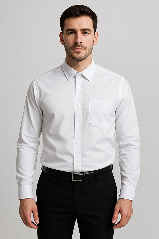 Men's Long Sleeve Classic Dacron Shirt