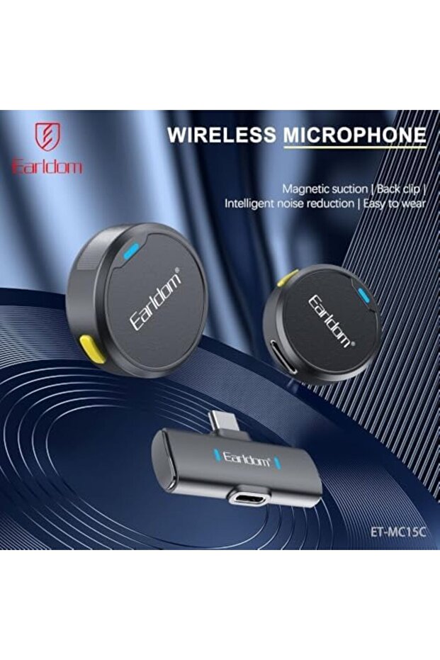 2 in 1 Lavalier Microphone Professional Portable 20M Receive Range Plug Play Mic For Smartphone Andr - 2