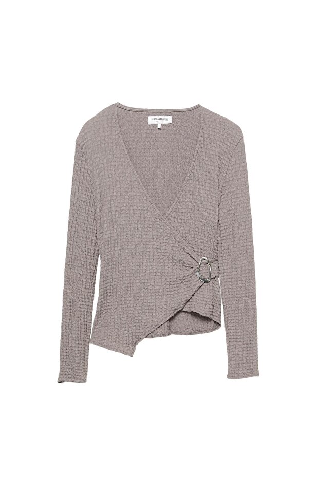 Çapraz bambula tokalı üst - 4