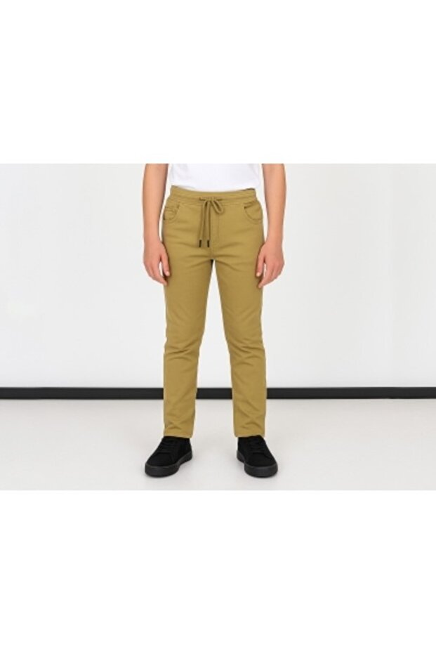 Atabay 259-09-25 Boys' Elastic Waist Pants with Pockets Age 12/16