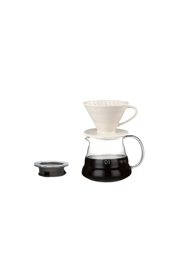 طقم تقطير V60سيراميك 01