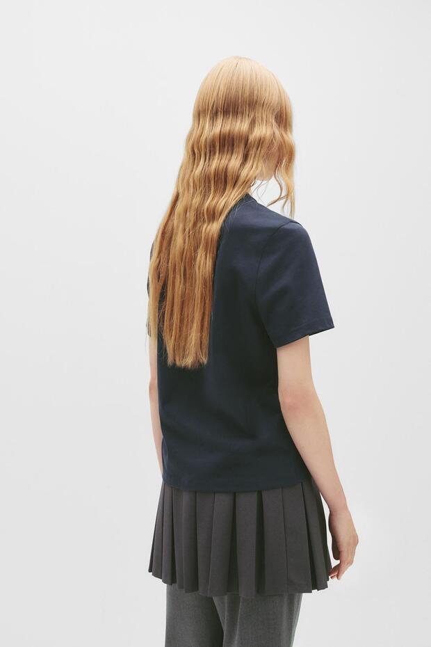 Bel fiyonklu tişört - 4