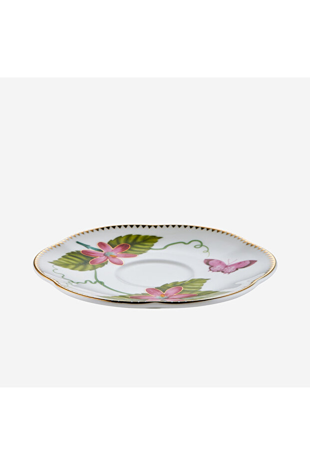 Laura Pembe Porselen Kahve Fincan Seti 80 Ml - 8