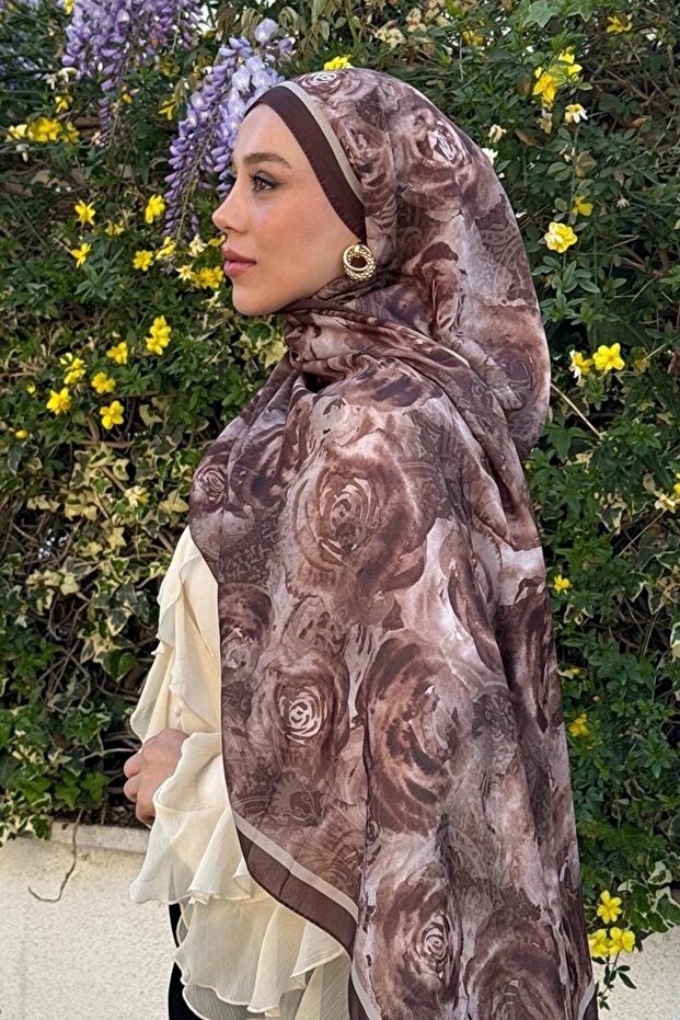 ROSSA DESEN PAMUK ŞAL - 1