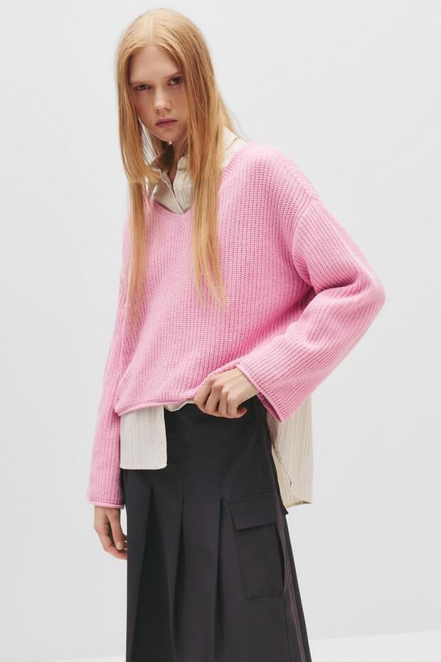 Şönil V yaka kazak - 2