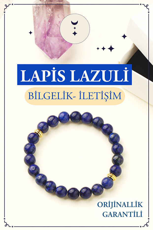 Lapis Lazuli Natural Stone Bracelet (Wisdom and Communication) 1St Quality Natural Stone