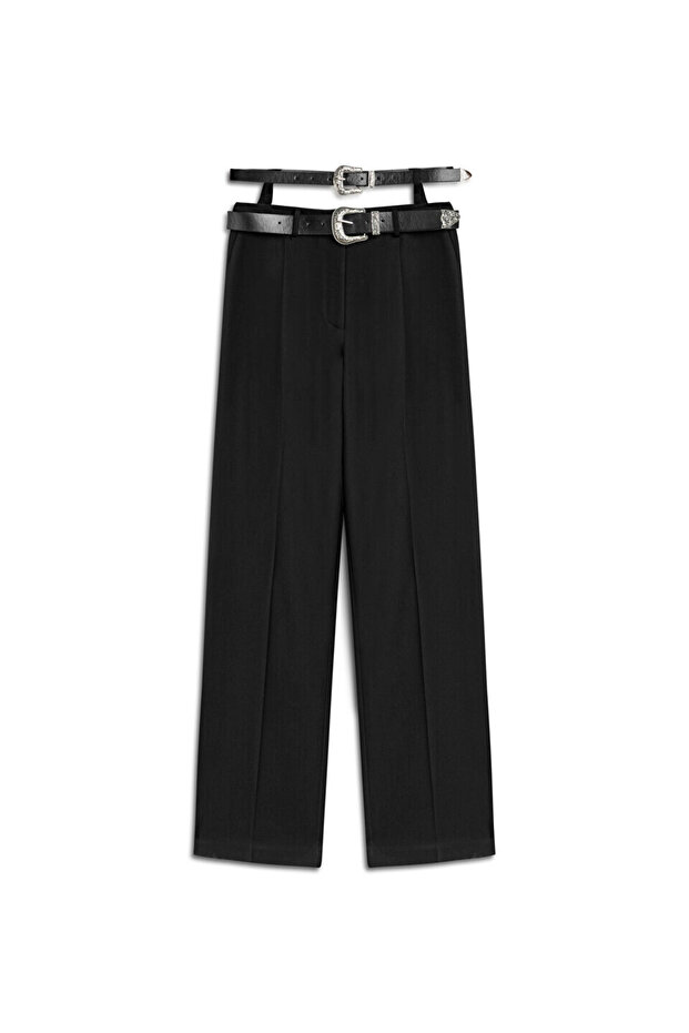 ÇİFT KEMERLİ PANTOLON - 3