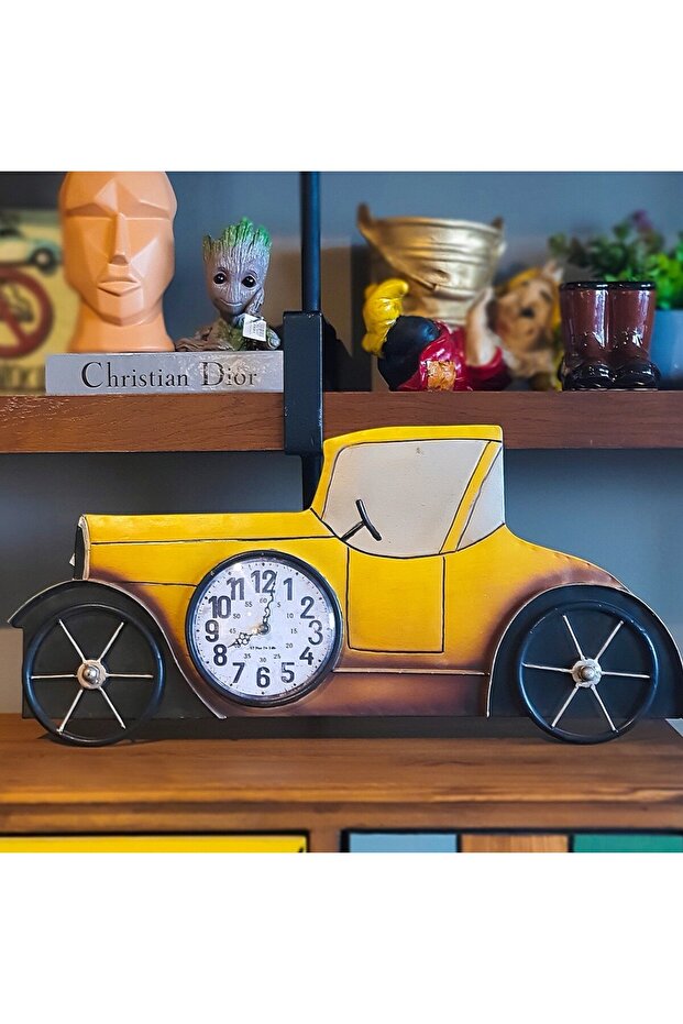 Cool Antik Araba Model Duvar Saati - 1