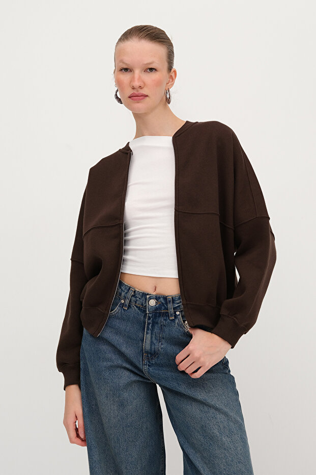 Fleece-Lined Sweatshirt H11021-Asn75