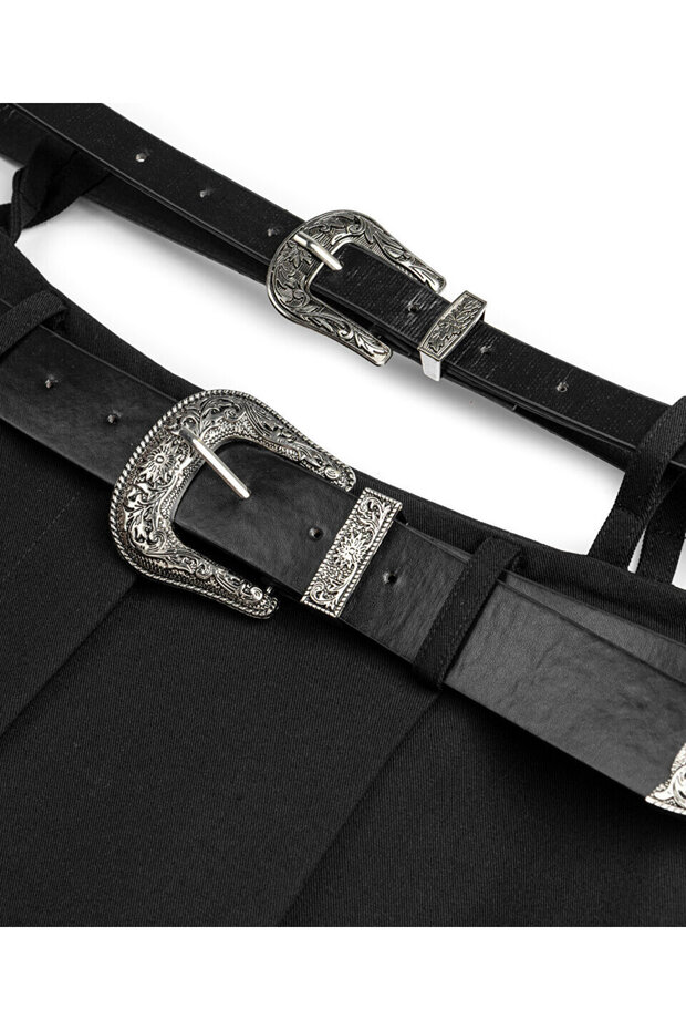 ÇİFT KEMERLİ PANTOLON - 4