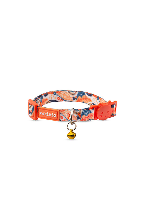 Spring Adjustable, Safety Lockable Rattle Cat Collar