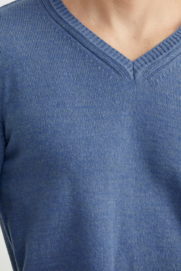 V Yaka Basic Трико Казак - Индиго - 4