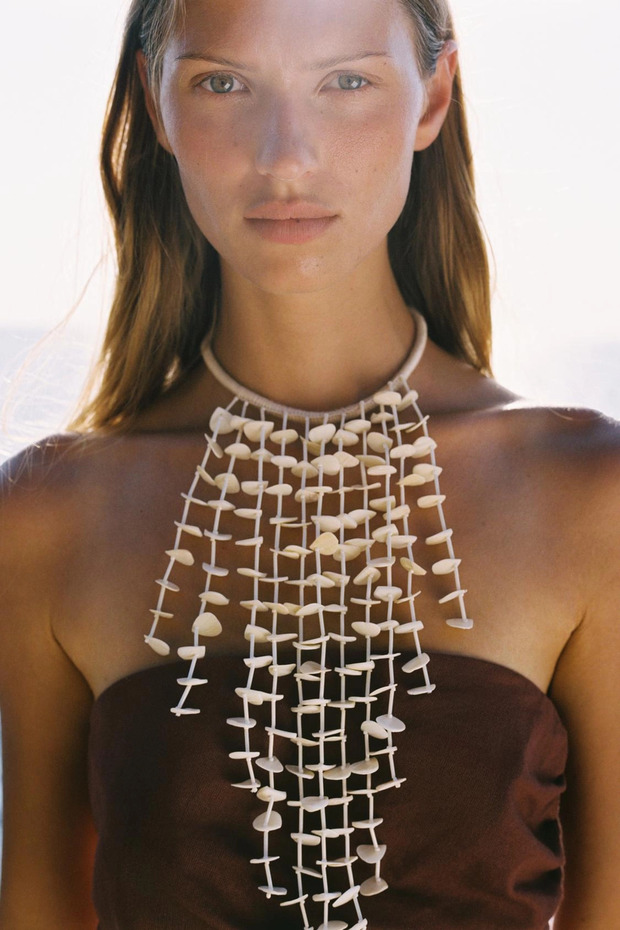 قلادة من خيط صدفي متعدد - 3