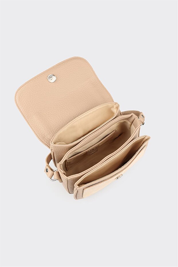 Bej Kadın Çapraz Çanta - 4