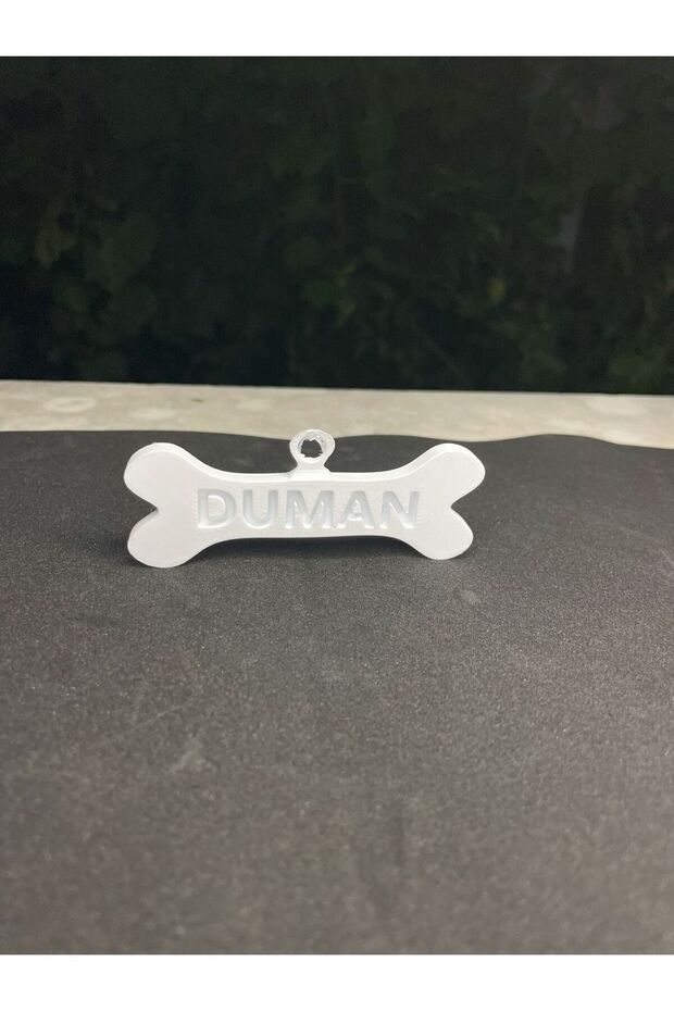 Köpek isimlik Tasmaya takılabilir Kemik Şeklinde Künye /Desenli Köpek İsimliği /İsimli Köpek Tasması - 3