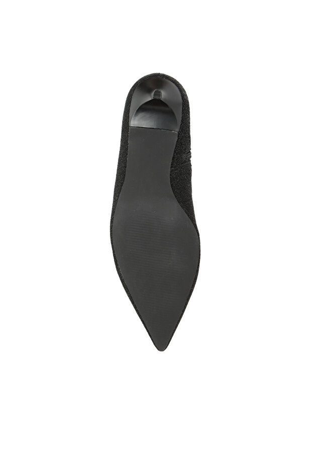 Siyah Kadın Desenli Bot - 5