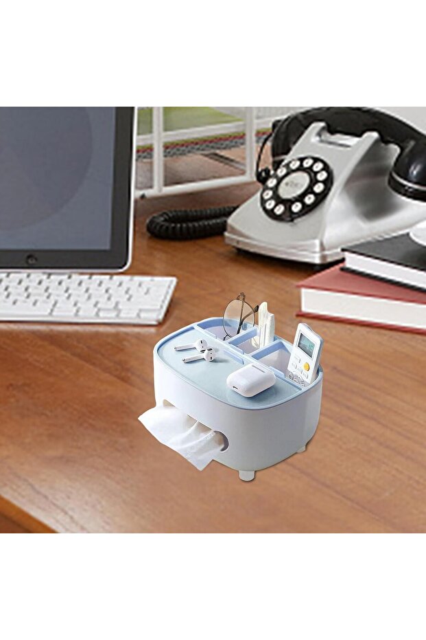 Support for Napkins, Flippy, Multifunctional Box, Minimalist Design, ABS, Personal Object Holder, De - 7
