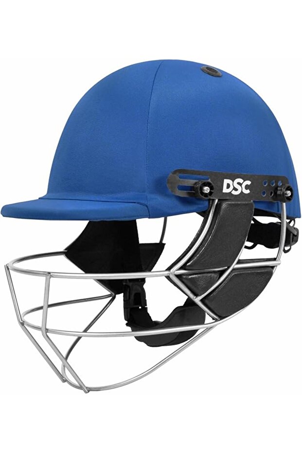 Defender Cricket Helmet for Men & Boys | Large| Royal Blue |Adjustable Steel Grill |Lightweight