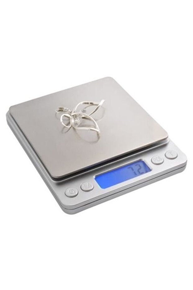 Electronic kitchen scale 2 kg Silver - 5