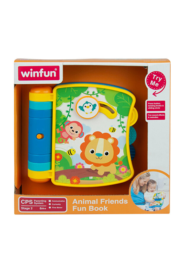 Animal Friends Fun Book | Interactive Learning Toy with Lights, Sounds & Music - 2