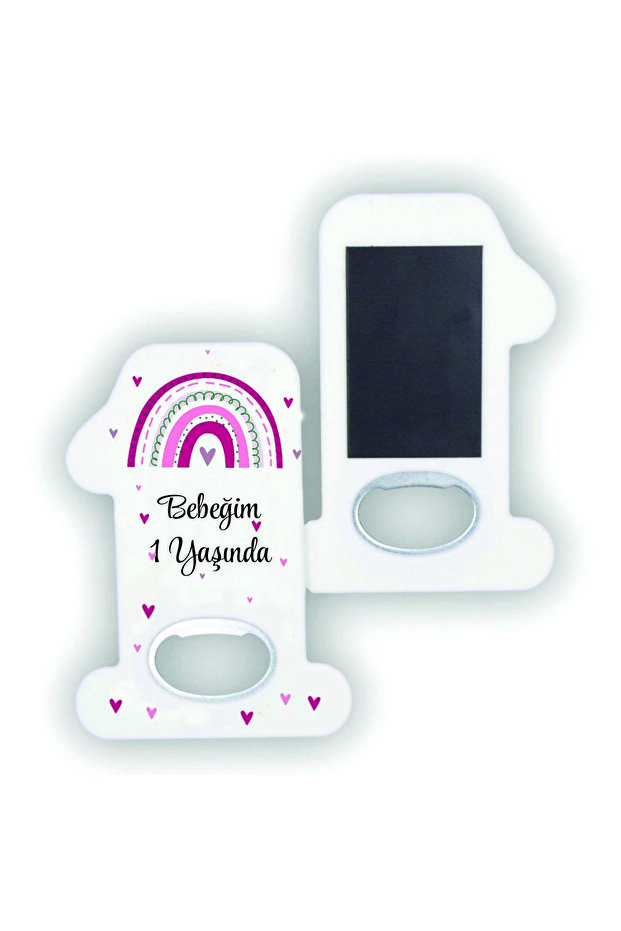 10 Pieces (with Card and Gelatin) Rainbow Concept Magnet That Will Turn 1 Year Old