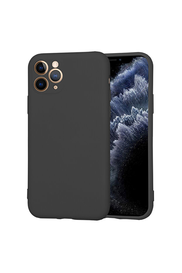 Husa silicon iPhone 11 Pro SoftFlex, negru - 1