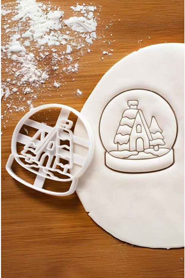 Snow Globe Christmas Cookie Mold - 4