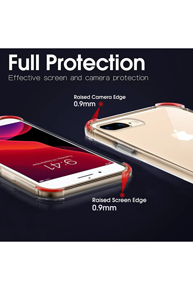 Husa iPhone 7 Plus Shockproof Clear Silicone, transparenta - 5