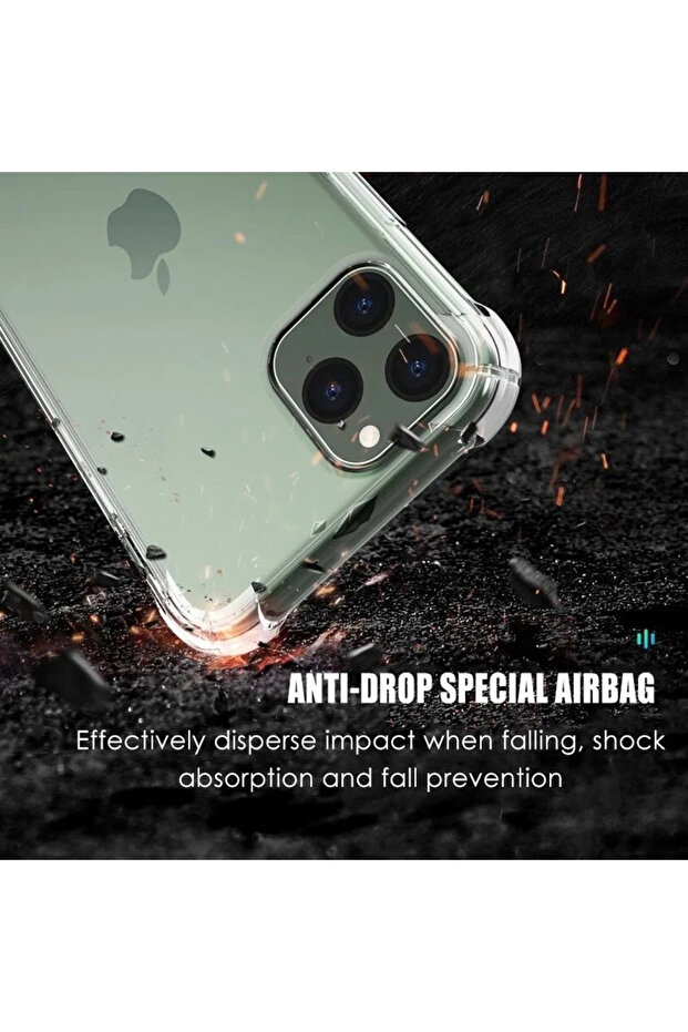 Husa iPhone 16 Pro Max Shockproof Clear Silicone, transparenta - 4