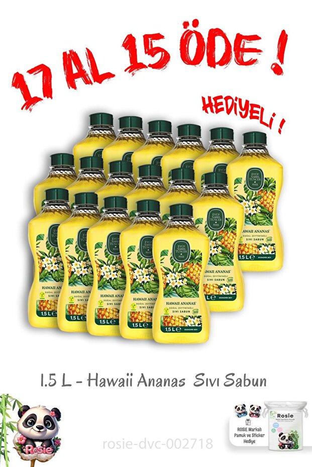 Buy 17 Pay 15 Hawaiian Pineapple Liquid Soap 1.5 L