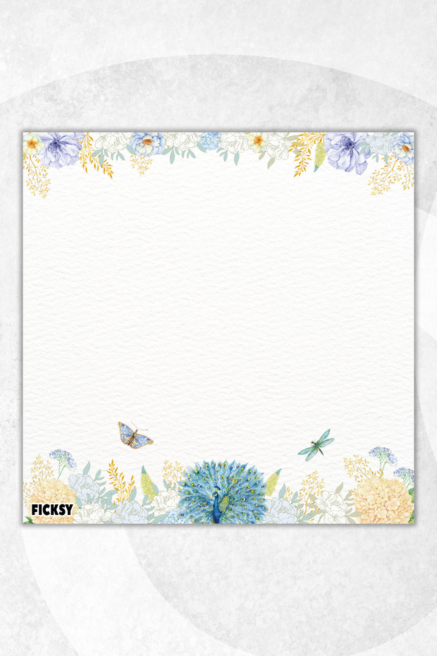 Flower Memo Pad - 9*9 cm Size - 50 Sheets - Notepad - Memopad - Note Paper - to Do List - Notebook - 1
