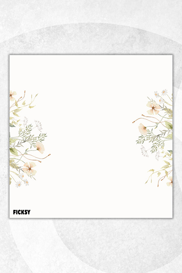 Flower Memo Pad - 9*9 cm Size - 50 Sheets - Notepad - Memopad - Note Paper - to Do List - Notebook - 1