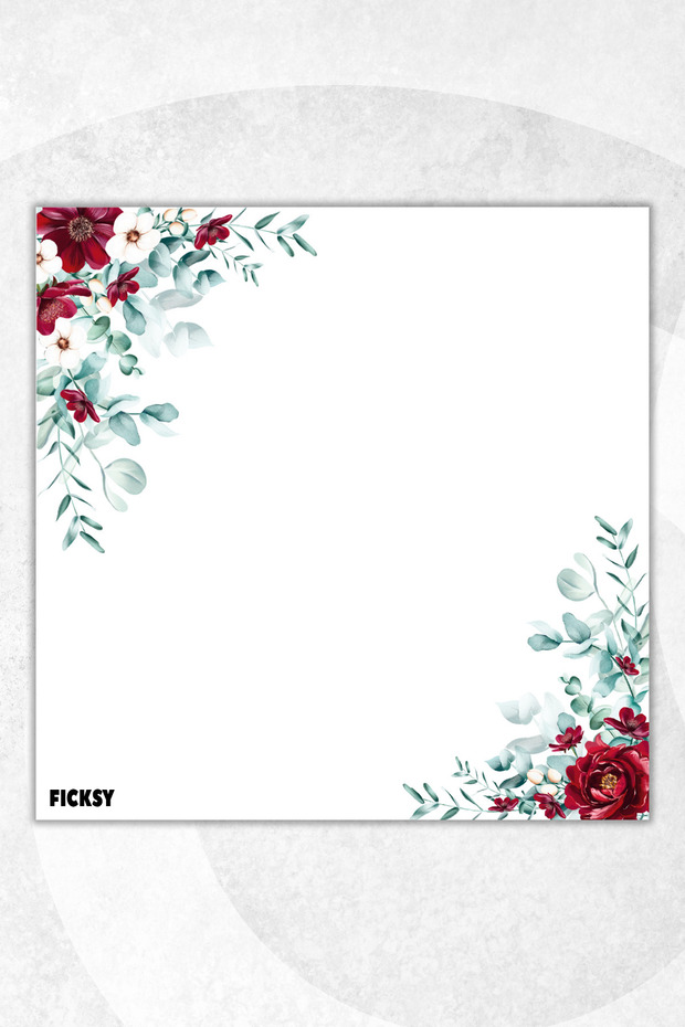 Flower Memo Pad - 9*9 cm Size - 50 Sheets - Notepad - Memopad - Note Paper - to Do List - Notebook - 1