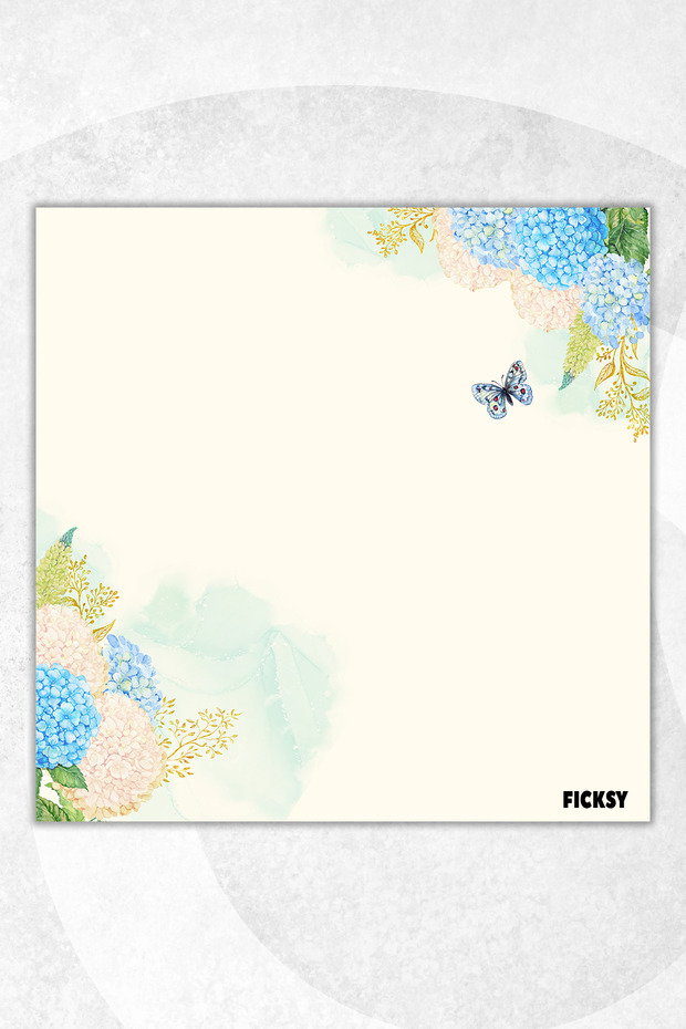 Flower Memo Pad - 9*9 cm Size - 50 Sheets - Notepad - Memopad - Note Paper - to Do List - Notebook - 1