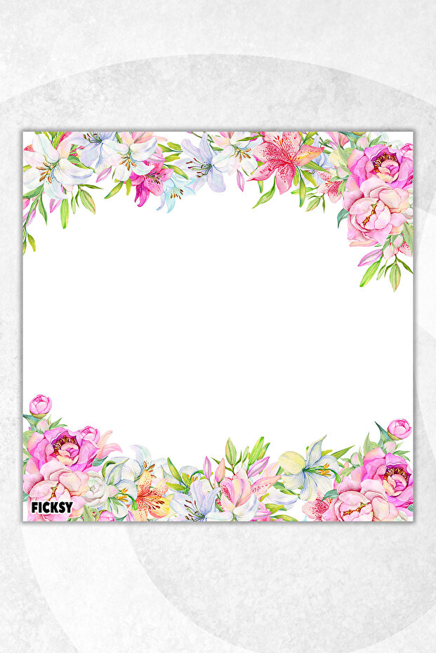 Flower Memo Pad - 9*9 cm Size - 50 Sheets - Notepad - Memopad - Note Paper - to Do List - Notebook - 1