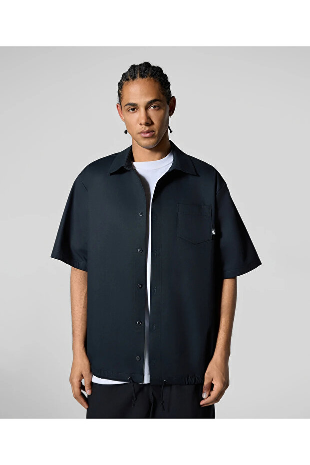 Club Button-Down Short-Sleeve Top - 1